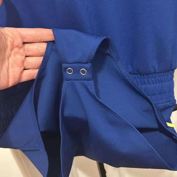 Lacoste Long Sleeve Sport Bodysuit with Drawstring and Snaps - Picture 4 of 5